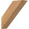 Ekena Millwork 3 1/2"W x 12"D x 12"H Traditional Smooth Knee Brace, Western Red Cedar BRC04X12X12TRA00SWR - alternate 1